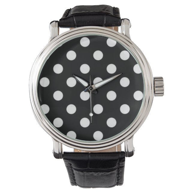 Polka dot watch armbanduhr (Vorderseite)