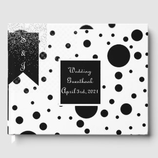 Polka Dot Wedding Guestbook Gästebuch