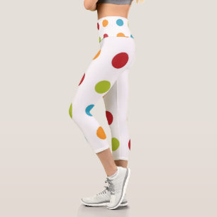 Polka Dot   Zazzle_Growshop. Capri Leggings