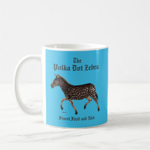 Polka Dot Zebra English Pub Kaffeetasse