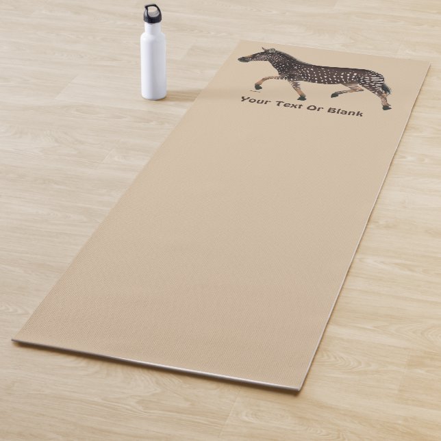 Polka Dot Zebra Yogamatte (Beispiel)
