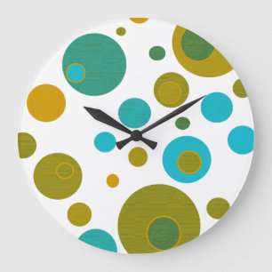 Polka Dots Acrylwand Uhr