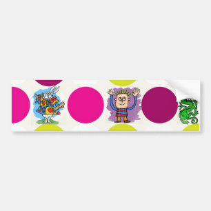 Polka Dots Autoaufkleber