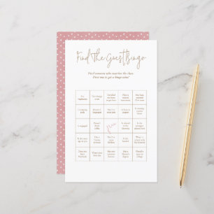 Polka Dots Baby Bear Guest Bingo Baby Showspiel