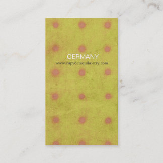 Polka Dots Business Card Visitenkarte