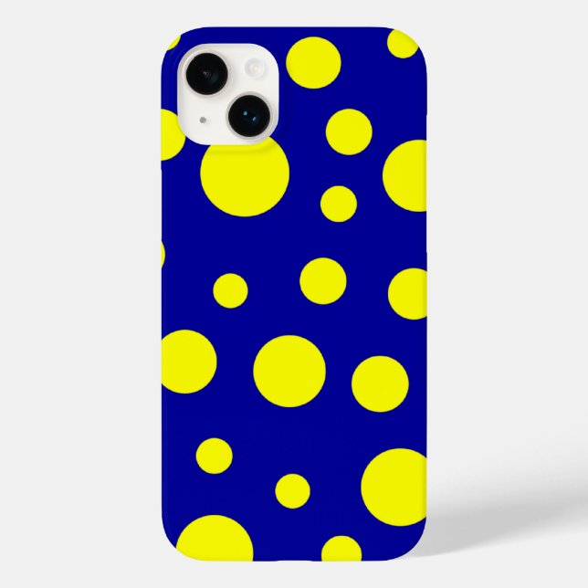 Polka Dots Case-Mate iPhone Hülle (Rückseite)