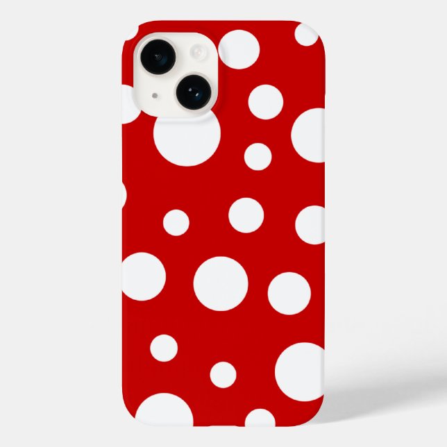 Polka Dots Case-Mate iPhone Hülle (Rückseite)