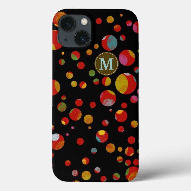 Polka Dots Case-Mate iPhone Hülle (Rückseite)