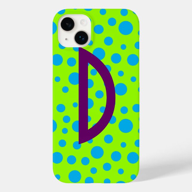 Polka Dots Case-Mate iPhone Hülle (Rückseite)