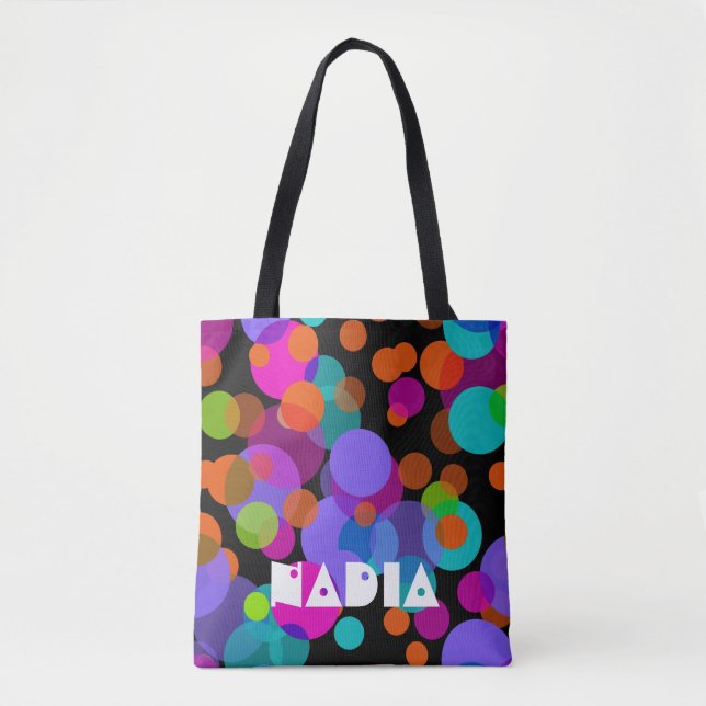 Polka Dots Chaos gefärbt 2 + Ihr Backgr. (Vorderseite)