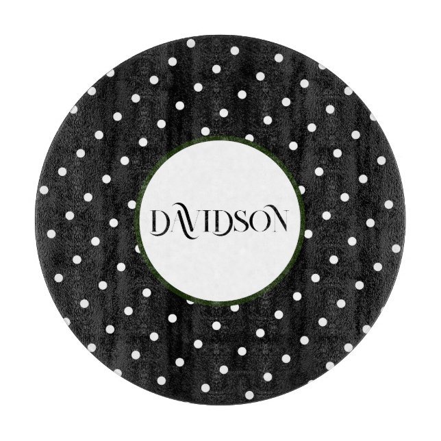 Polka Dots Cutting Board Schneidebrett (Vorderseite)