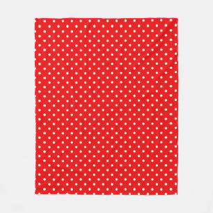 Polka dots fleecedecke