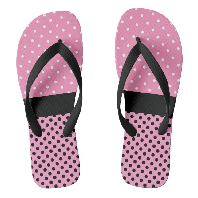 Polka Dots Flip Flops (Fußbett)