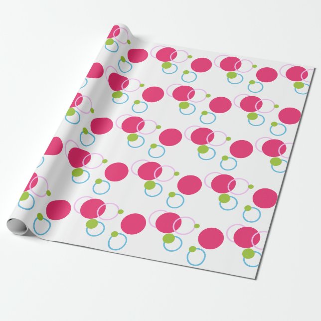 Polka Dots Geschenkpapier (Ungerollt)