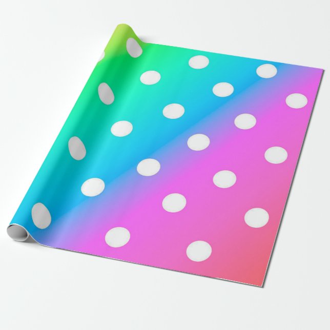 Polka Dots Geschenkpapier (Ungerollt)