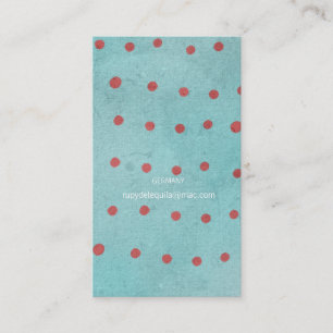 Polka Dots Gray Transparency Visitenkarte