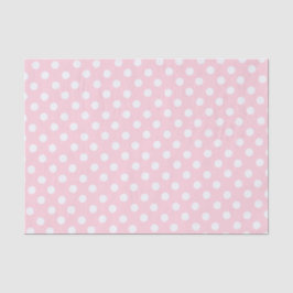 polka dots in pastel pink seidenpapier