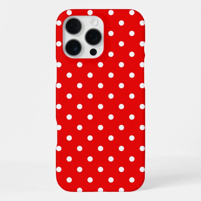 Polka dots iPhone hülle (Rückseite)