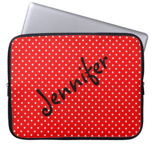 Polka dots laptopschutzhülle