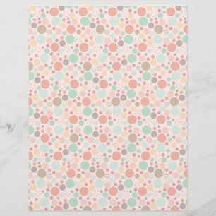 Polka Dots Letterhead Gemustert Paper