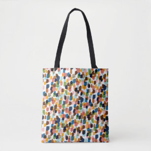 Polka Dots: mehrfarbige Handfarbe.