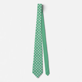 Polka dots mint green krawatte
