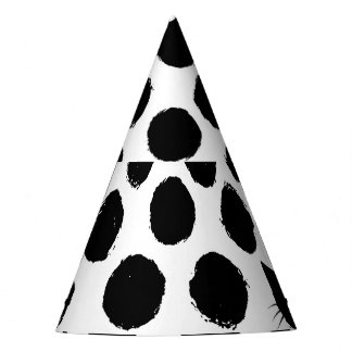 Polka Dots mit Katzengesichtern: Spielerisch Vinta Partyhütchen