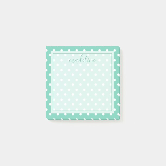Polka Dots Muster  | Anmerkung aus Post-it Klebezettel (Vorderseite)
