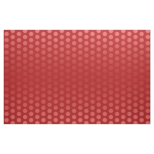 Polka Dots Muster rot + Ihre Ideen Stoff (Yard (91,4 cm))
