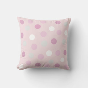 Polka Dots on Light Rose Gold Kissen