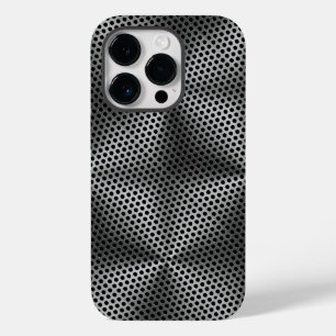 Polka Dots on Metal Plate 01x4 Black BG Case-Mate iPhone 14 Pro Hülle