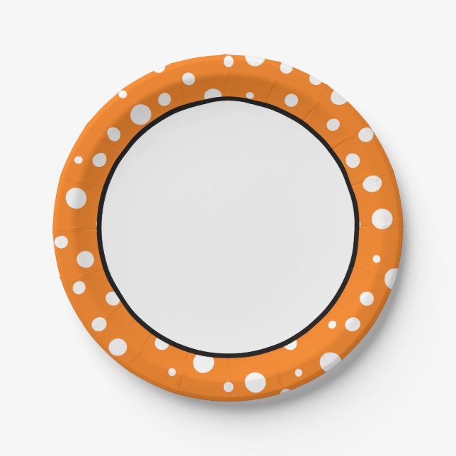 Polka Dots Paper-Teller Pappteller (Vorderseite)