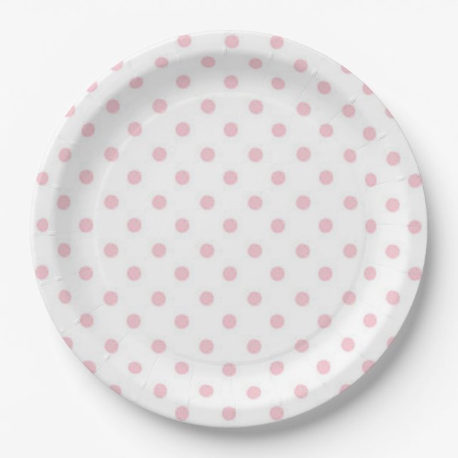 Polka Dots Pappteller (Vorderseite)