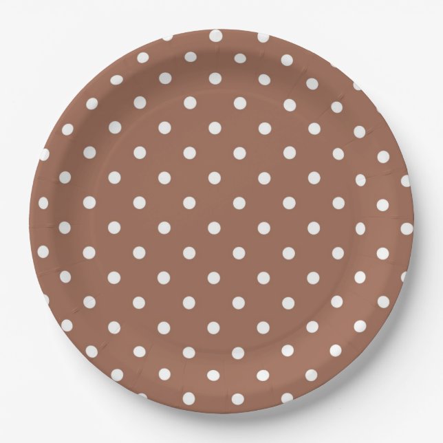 Polka Dots Pappteller (Vorderseite)