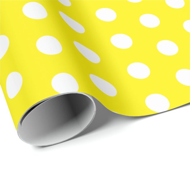 Polka Dots Perky Muster Bright Colors Geschenkpapier (Rolleneckpunkt)