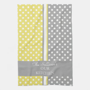 Polka Dots Personalisiert Kitchen Handtücher