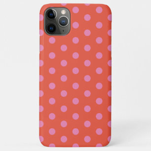Polka Dots Pink Orange Case-Mate iPhone Hülle