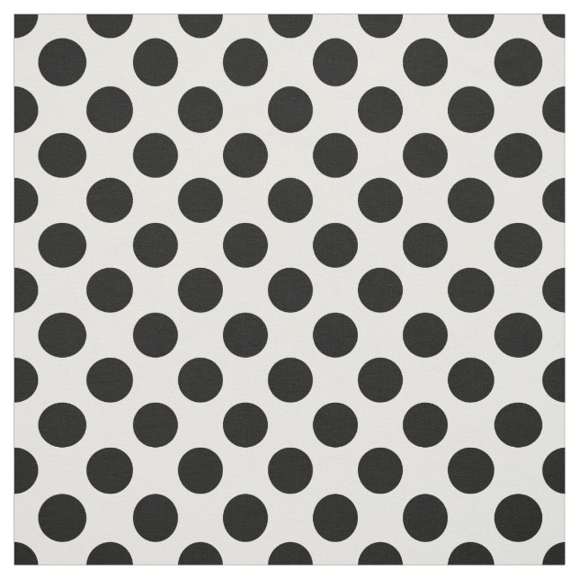 Polka Dots, Polka Dot Pattern, Schwarz und Weiß Stoff (Muster)