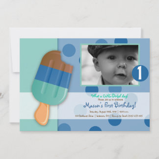 Polka Dots & Popsicles Einladung