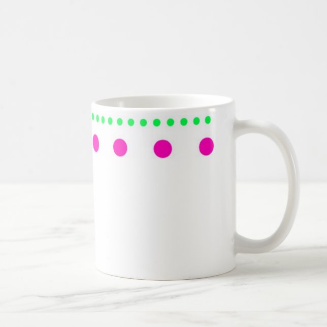 polka dots punktiert gepunktet kaffeetasse (Rechts)