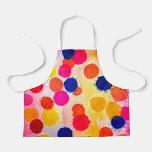 Polka dots Regenbogenwasserklon Schürze