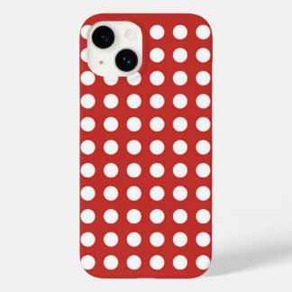 Polka dots Retro-Stil iPhone / iPad Gehäuse Case-Mate iPhone 14 Hülle