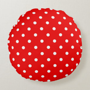 Polka dots rundes kissen