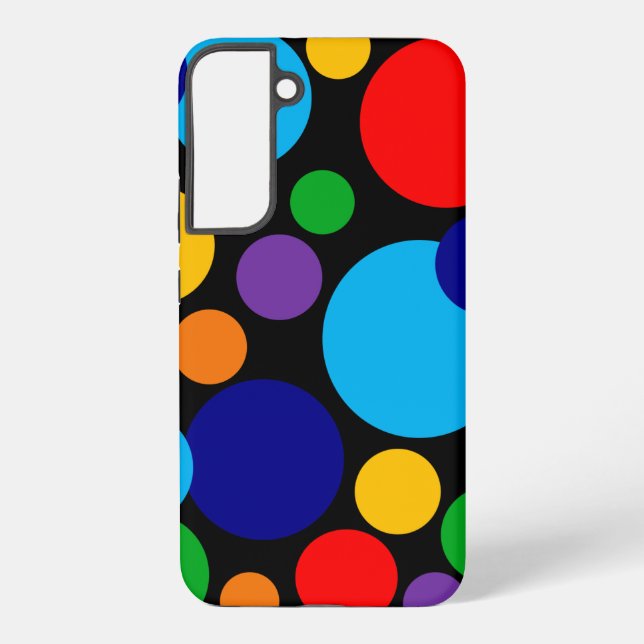 Polka Dots Samsung Galaxy Hülle (Rückseite)