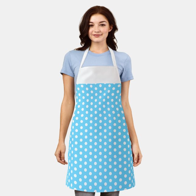 Polka Dots Schürze (Getragen)