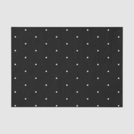 Polka dots Schwarz-Weiß-Muster elegant Seidenpapier