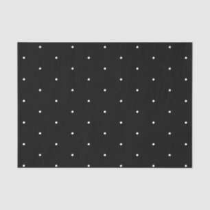 Polka dots Schwarz-Weiß-Muster elegant Seidenpapier