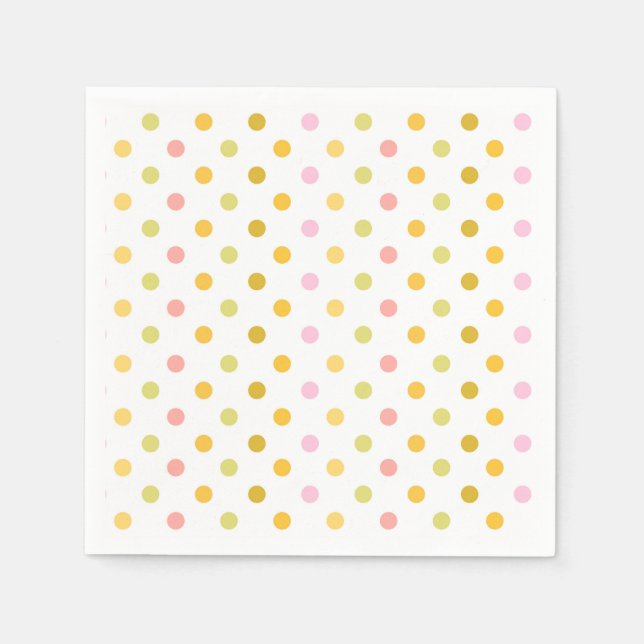 Polka Dots Serviette (Vorderseite)