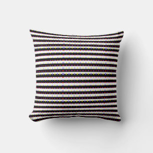 Polka dots Streifen geometrische Formen Muster Kun Kissen