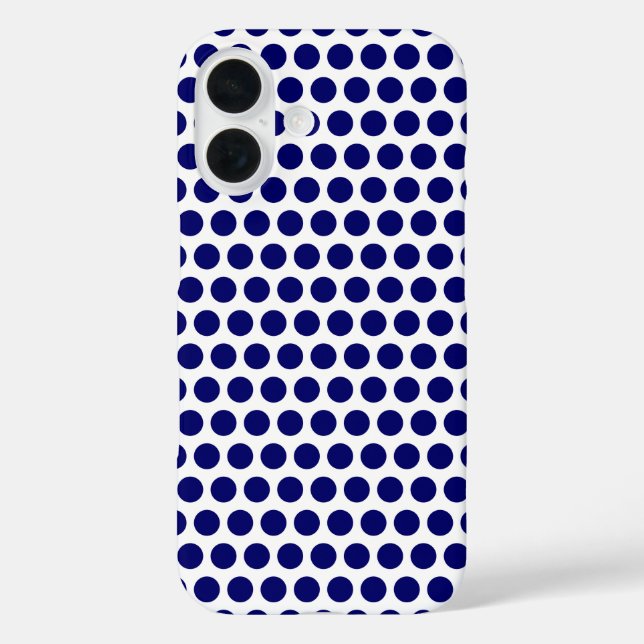 Polka Dots Tiled Case-Mate iPhone Hülle (Rückseite)